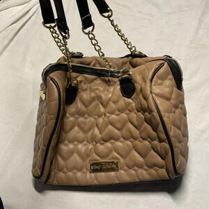 Betsey Johnson Tan bag